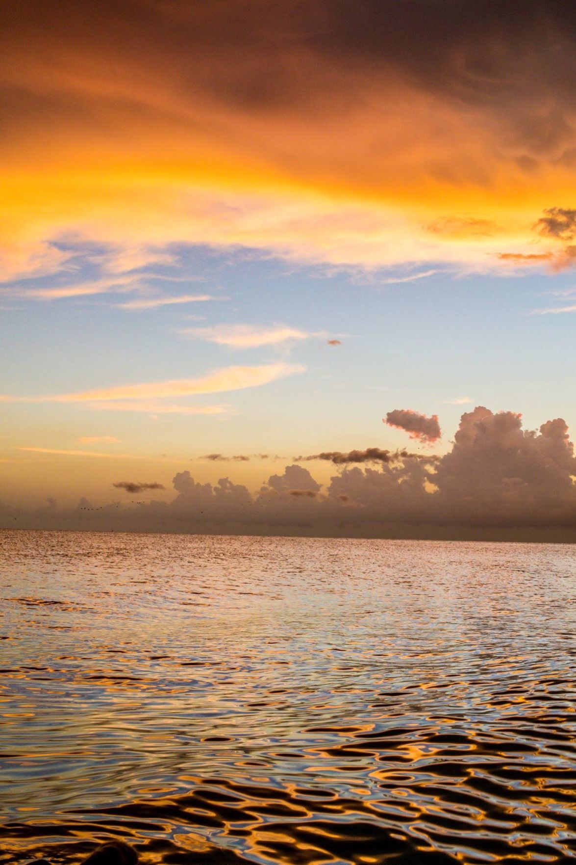 Sunset on the beach